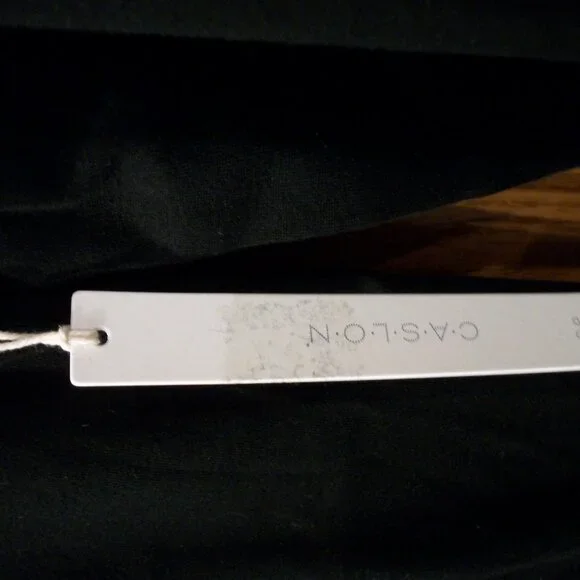 Caslon NWT SZ L Black LS Scoop Neck All Cotton Everyday Tee - Picture 5 of 6